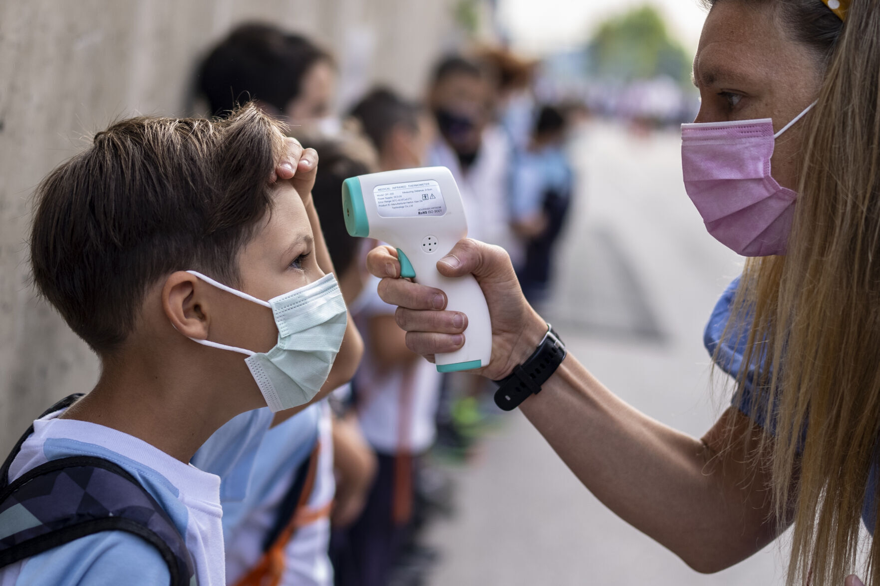 APTOPIX Virus Outbreak Spain Schools